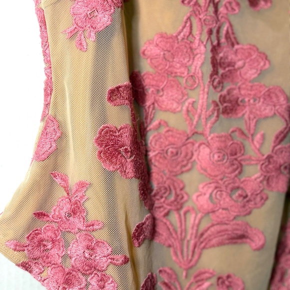 For Love and Lemons Pink Temecula Bodysuit M - Picture 2 of 9